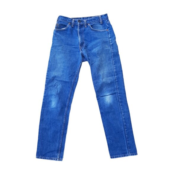 VTG Levis 505 Jeans Mens Orange Tab Blue Denim Made in Canada Size 32x33 - Picture 15 of 16